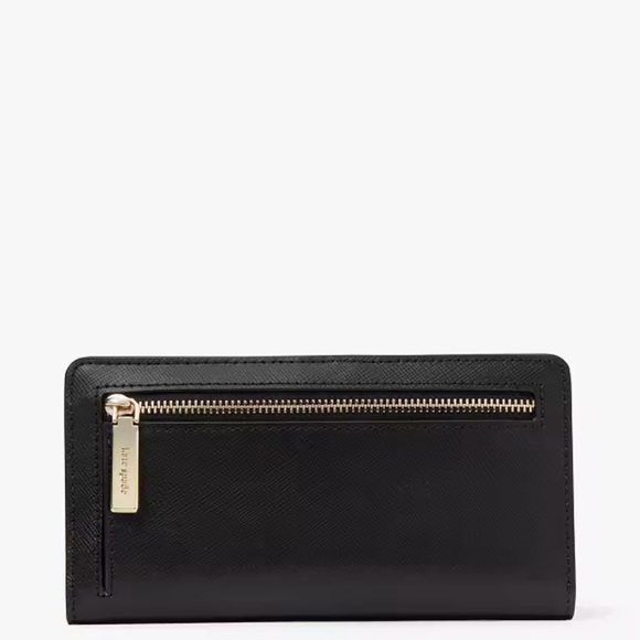 Kate Spade Madison Large Slim Bifold Wallet
Black 
NWT - Picture 6 of 16